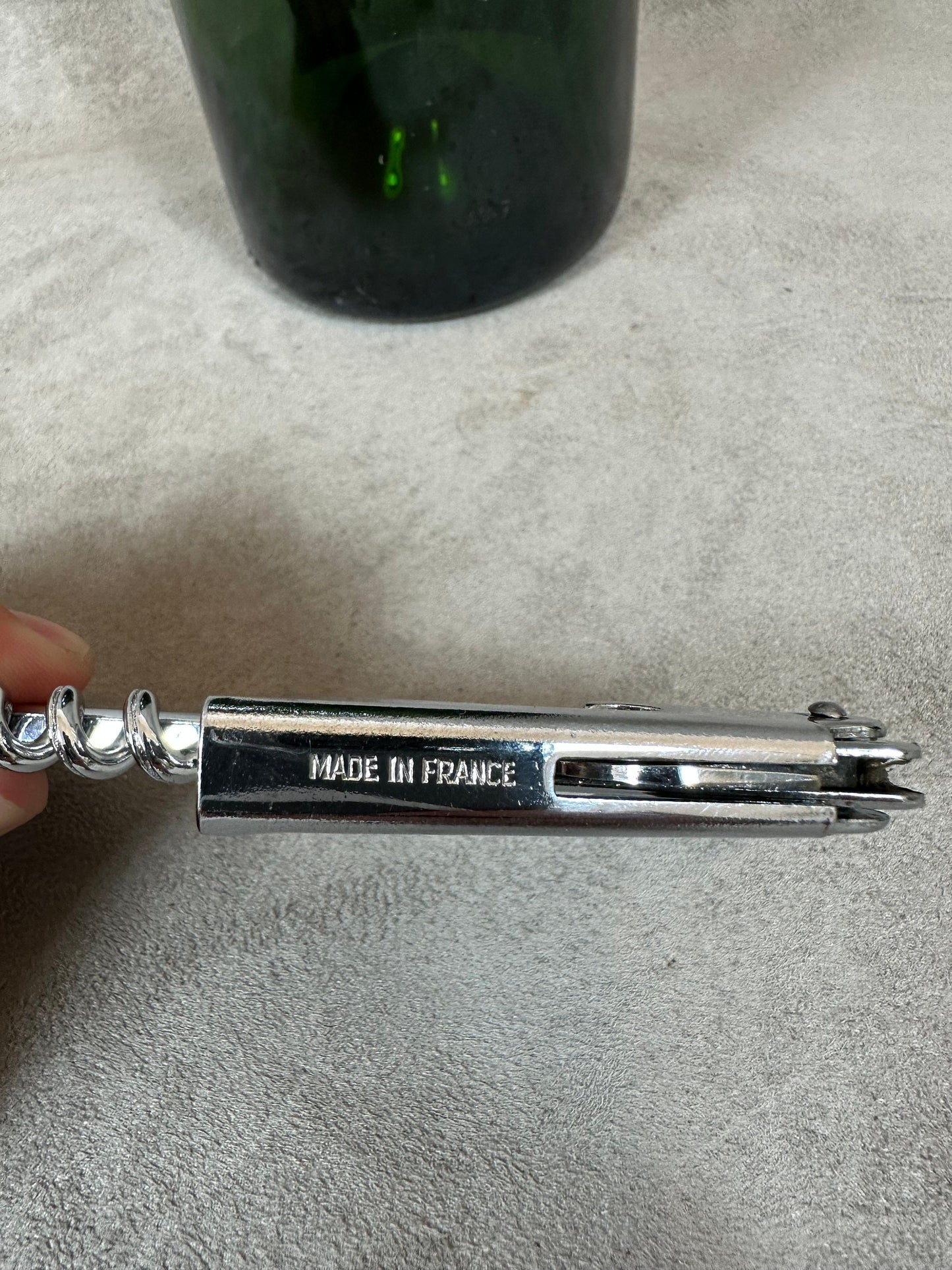 Taittinger Décapsuleur, Tire-bouchon en acier vintage Made in France, Wine Collectors, French Wine