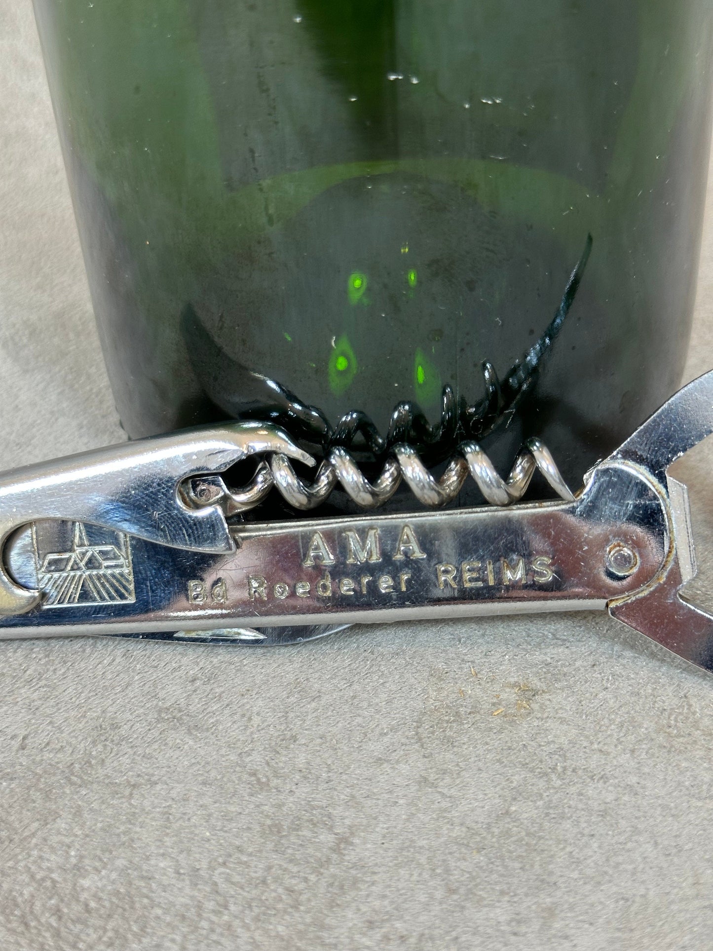 Metal Advertising Lemonade, AMA Roederer Reims Cooperative, Made in France, Vintage 1970