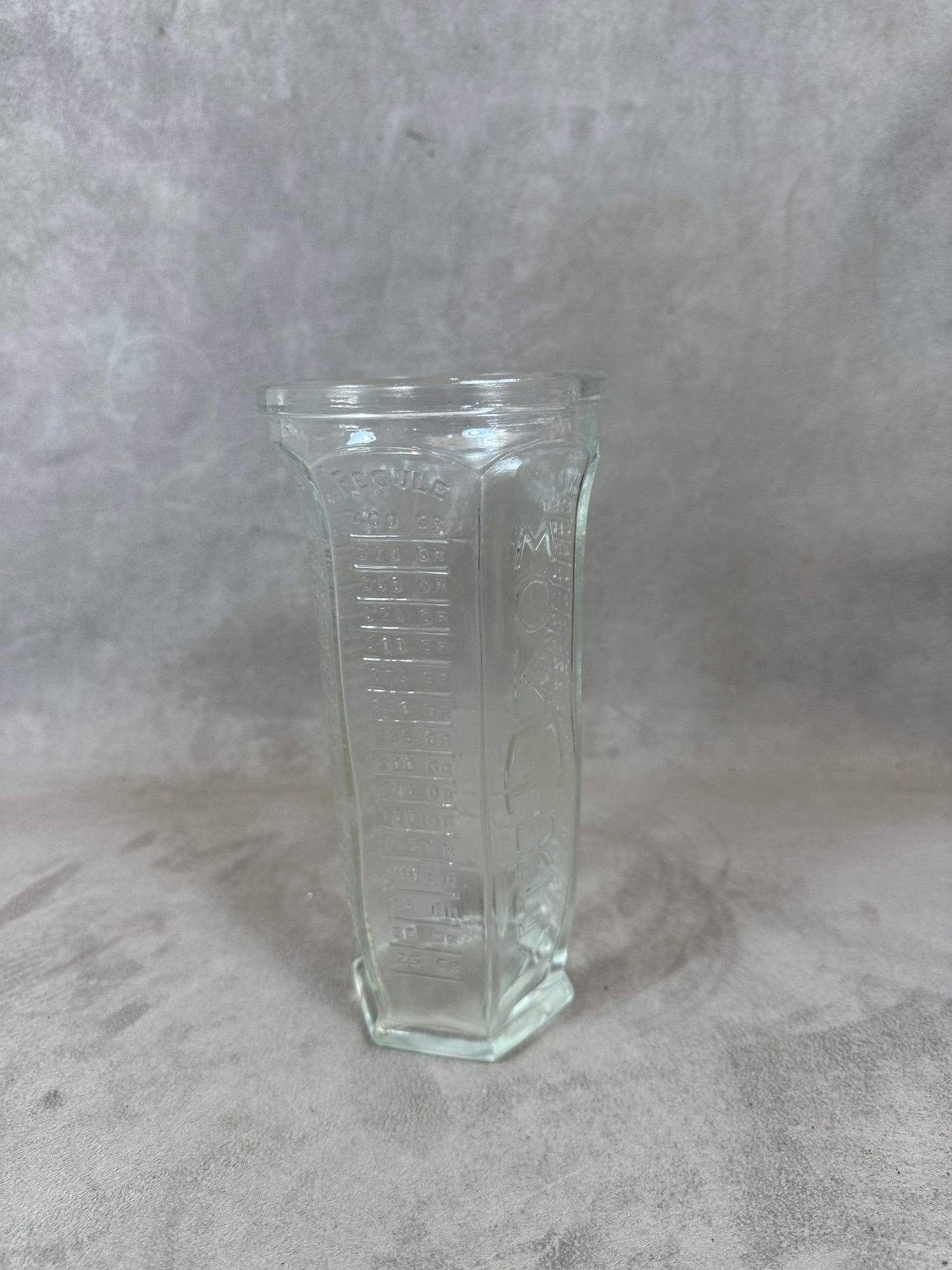 Verre doseur MOKAREX en verre Made in France Vintage 1980