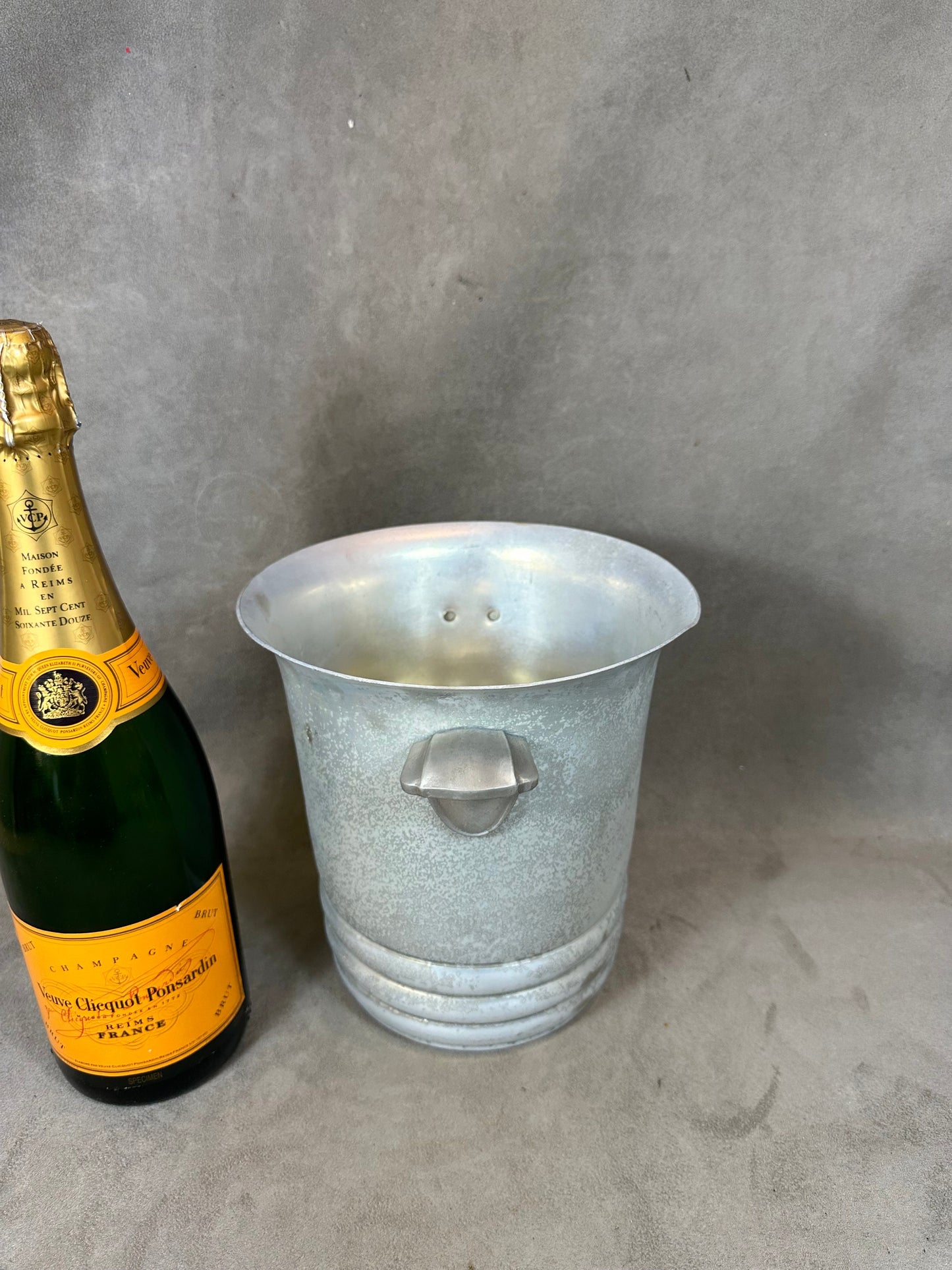 Seau à champagne Vogalu Made in France en aluminium  Champagne vintage