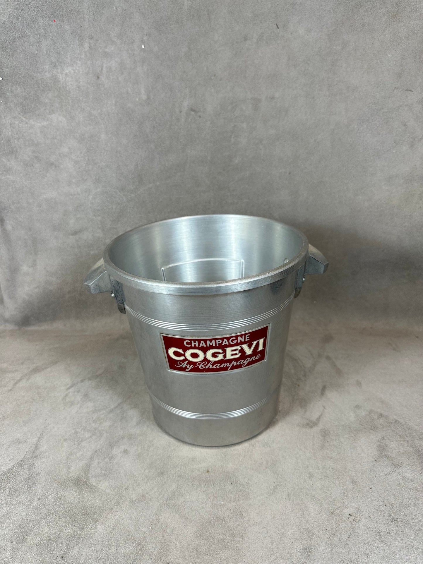 Seau à champagne COGEVI Made in France en aluminium  Champagne vintage