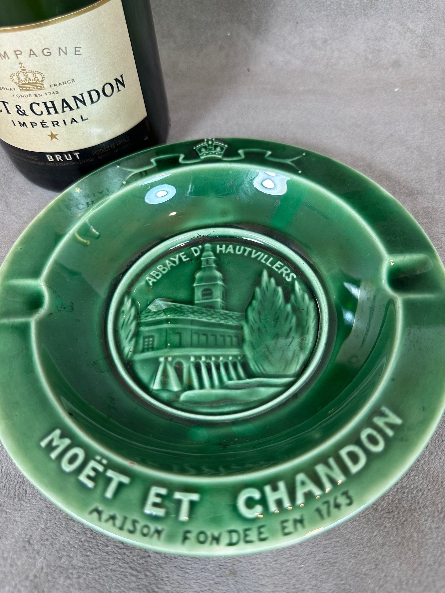 Moët&amp;Chandon French Ashtray, Advertising ashtray, Circa 1960