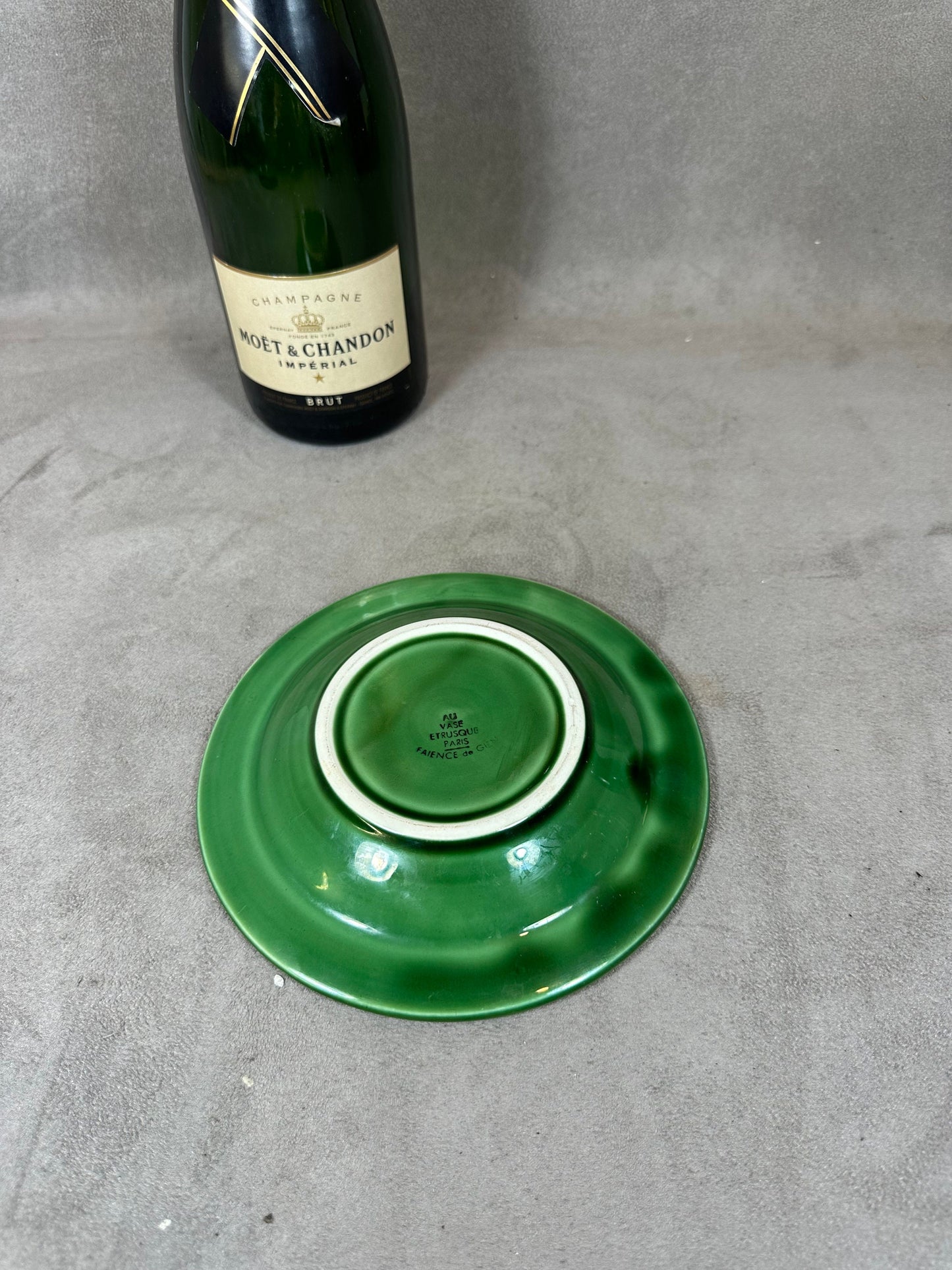 Moët&amp;Chandon Französischer Aschenbecher, Werbeaschenbecher, um 1960