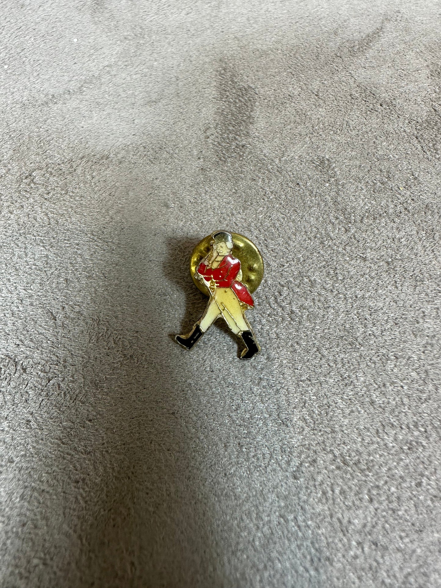Vintage 1950s Johnnie Walker Whisky Brass Pin