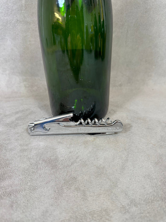 Taittinger Décapsuleur, Tire-bouchon en acier vintage Made in France, Wine Collectors, French Wine