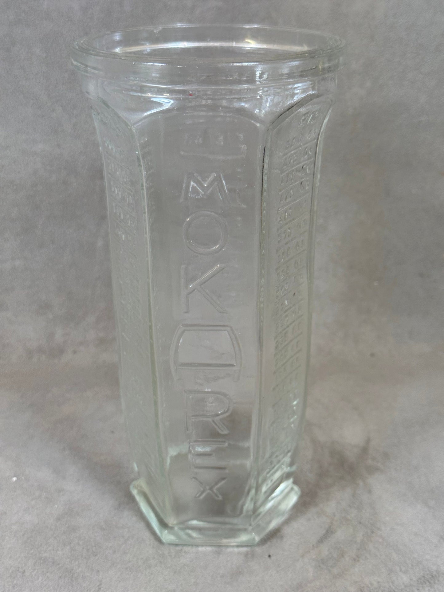 Verre doseur MOKAREX en verre Made in France Vintage 1980