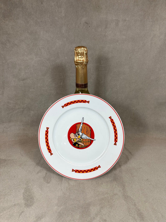 Asterix and Obelix Vintage Porcelain Collector's Plate Tables &amp; Couleurs Brand 1994
