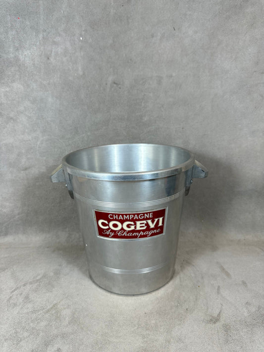 Seau à champagne COGEVI Made in France en aluminium  Champagne vintage