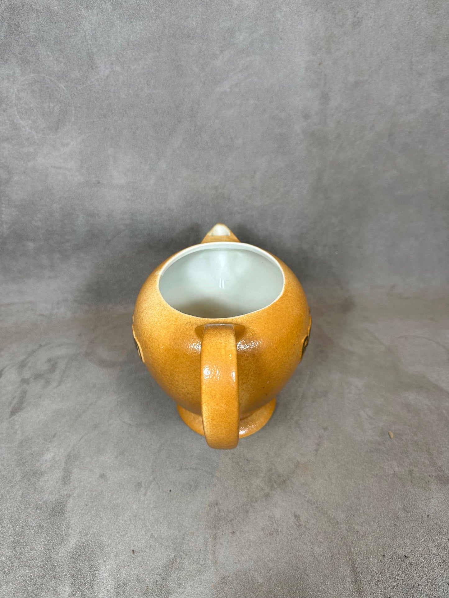 Ricard brown ceramic pitcher Made in France 1970s