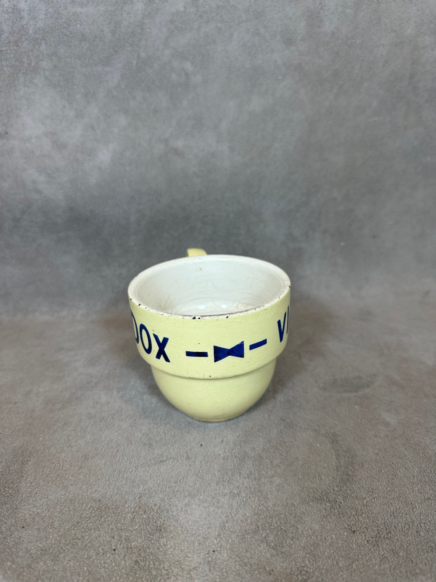 RARE Vintage Viandox earthenware mug Made in France 1950s