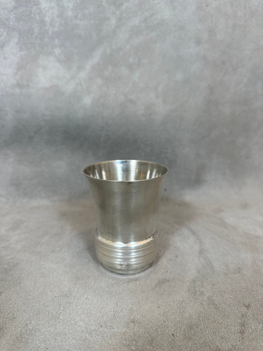Timbale de baptêmes en métal argenté Made in France 1970's