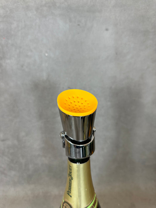 RARE Veuve Clicquot Rich special steel stopper for mixing, mixology and Veuve Clicquot Ponsardin cocktail