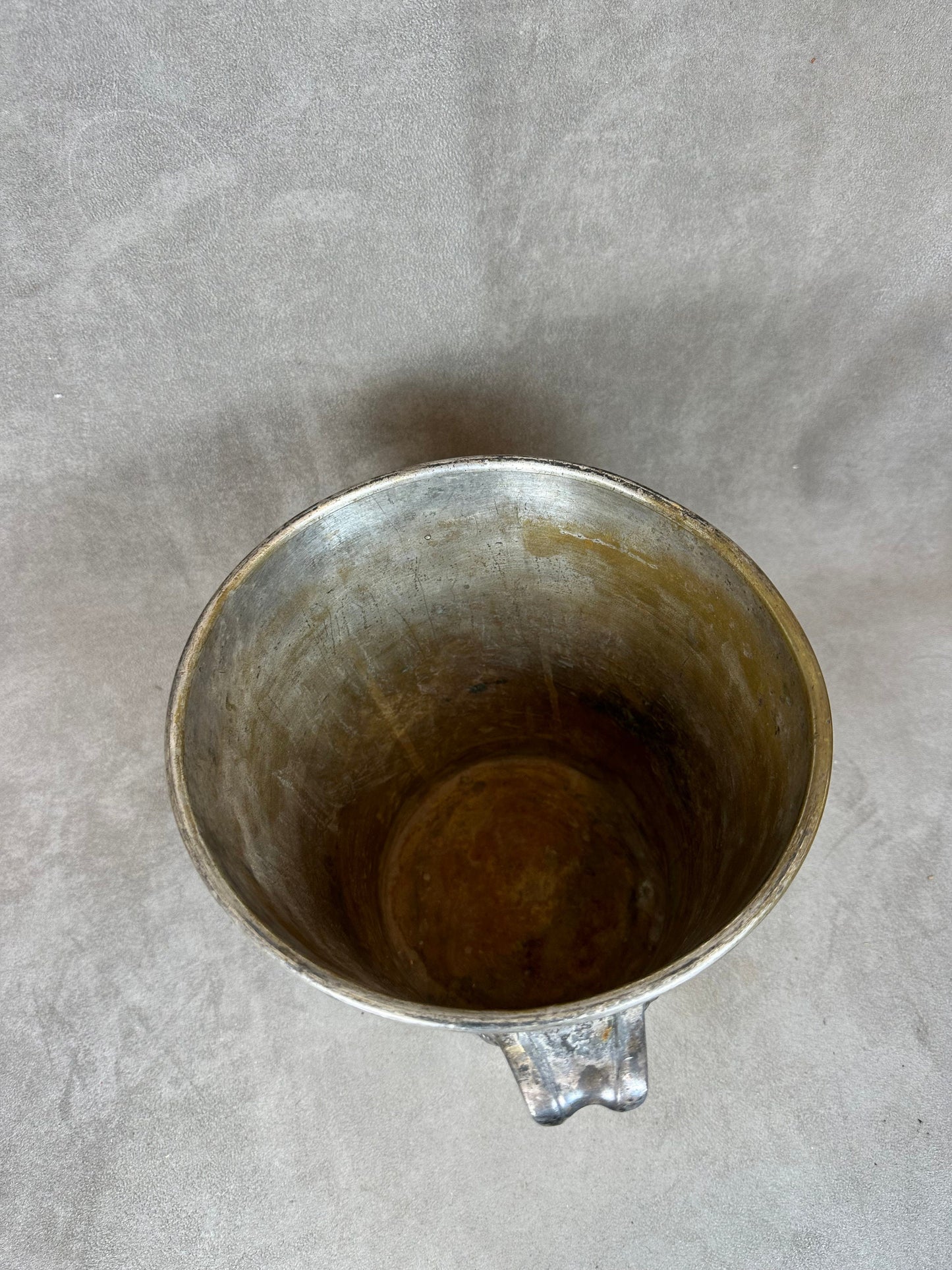 VERY RARE Magnificent vintage Charles Heidsieck metal champagne bucket 1900s