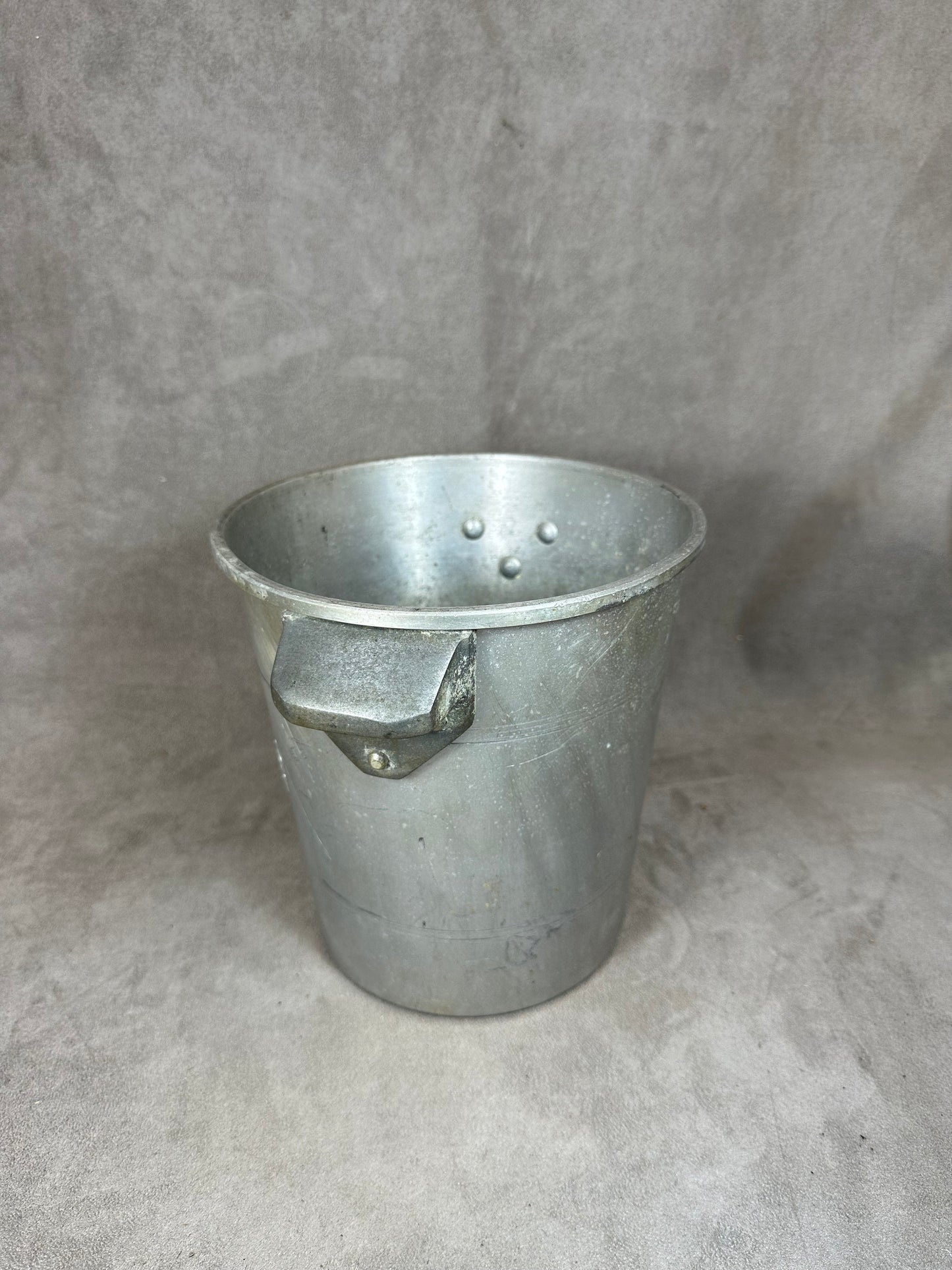 RARE Aluminum Champagne Bucket Champagne Gladiateur Reims defunct house belonging to Roederer 1930s