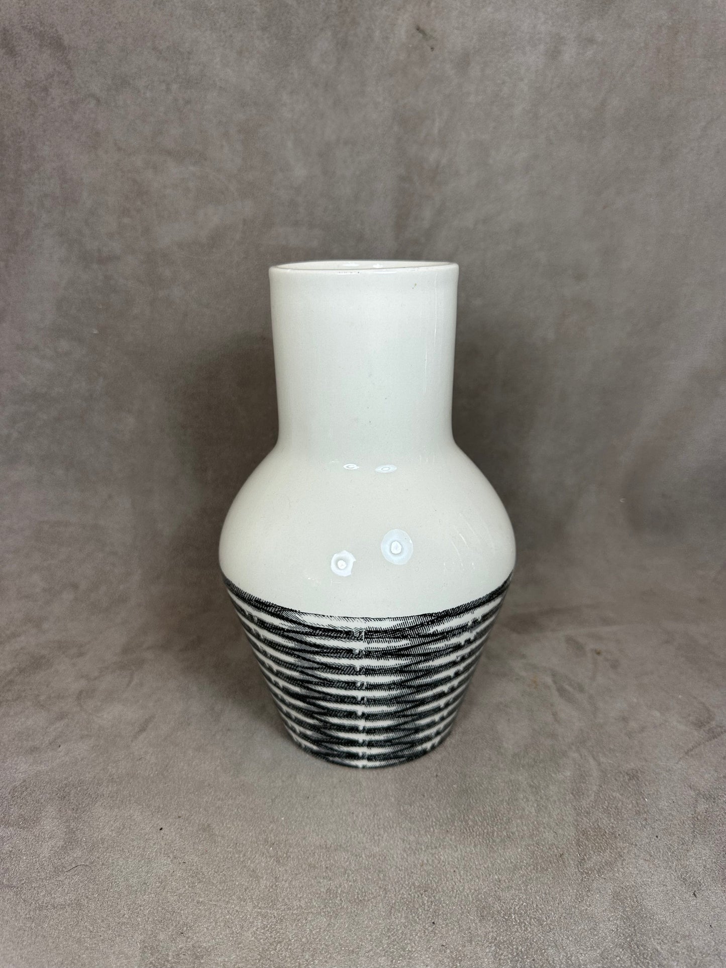 RARE GIEN vase, primefleur collection, vintage ceramic, 1970s Made in France