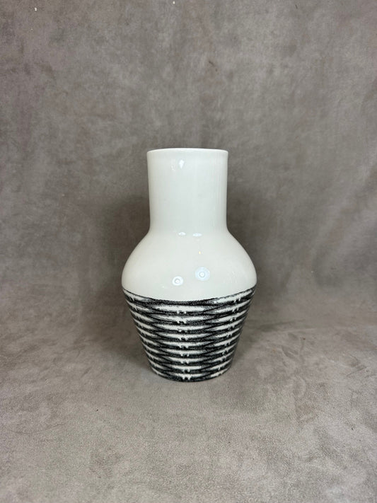 RARE GIEN vase, primefleur collection, vintage ceramic, 1970s Made in France