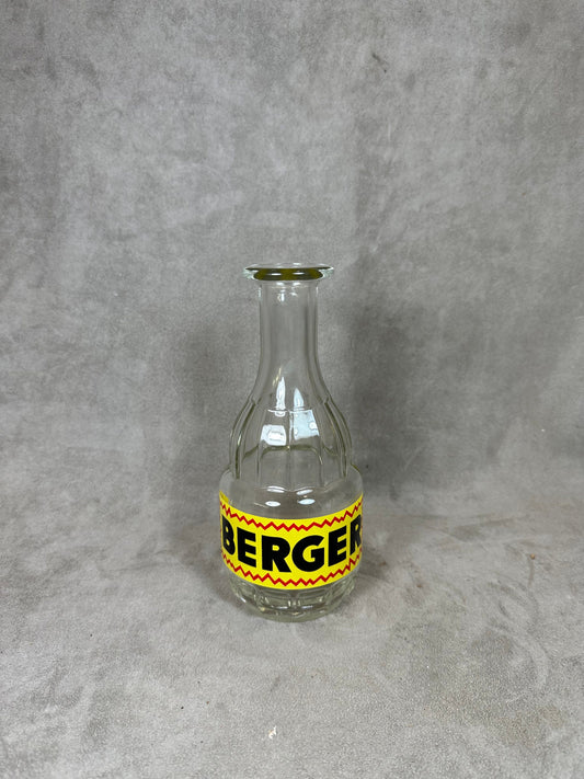 Berger glass water jug ​​Made in France vintage Year 1970