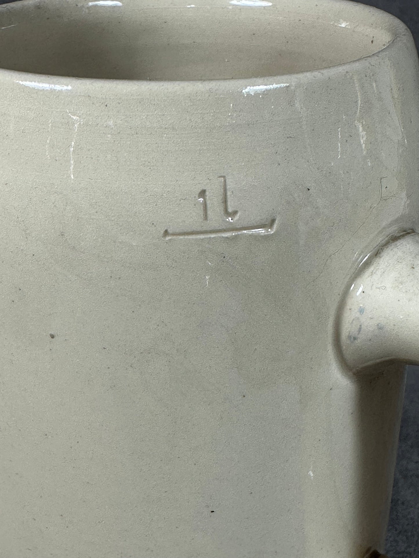 Vintage Stella Artois Ceramic Beer Mug 1 Liter Made in Germany