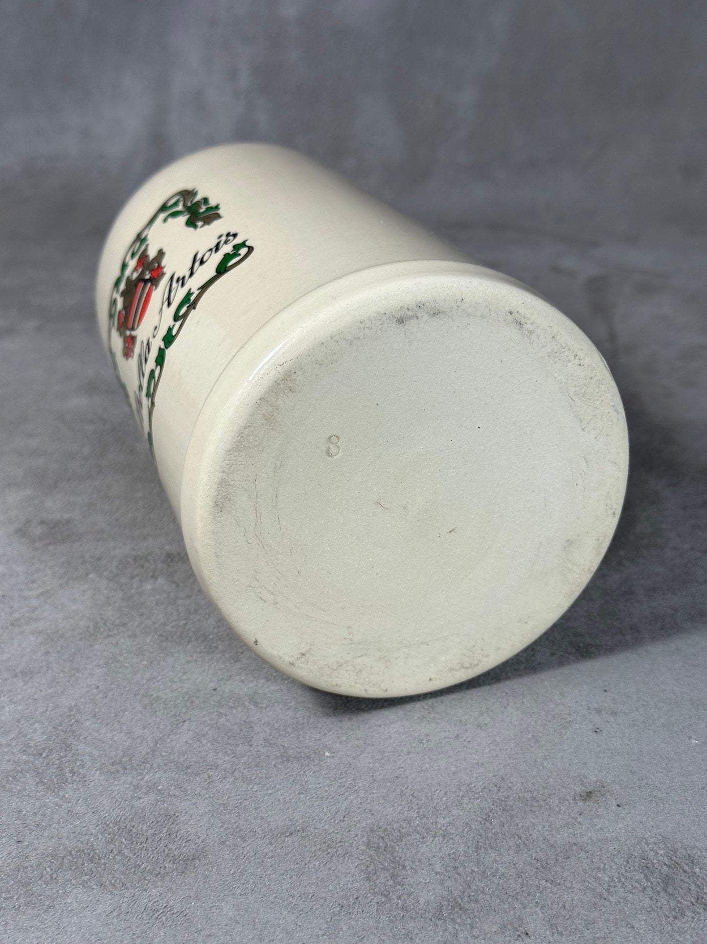 Vintage Stella Artois Ceramic Beer Mug 1 Liter Made in Germany