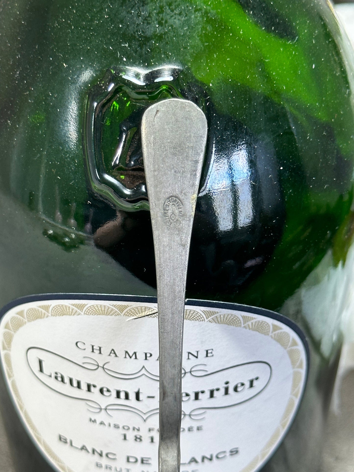 Ancienne cuillère à absinthe en metal  vintage 1900 Made in France