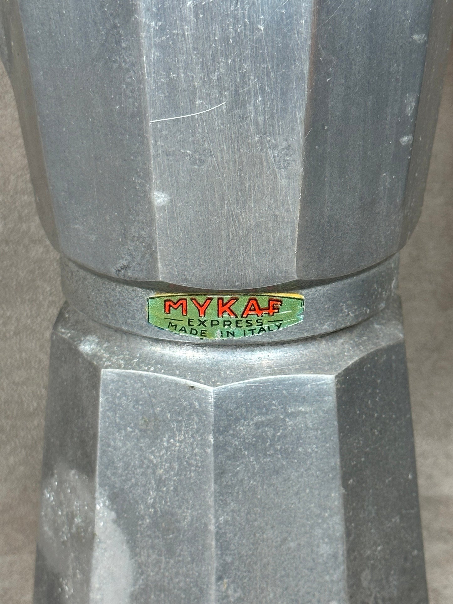 Vintage Italian aluminum coffee maker Made in Italy