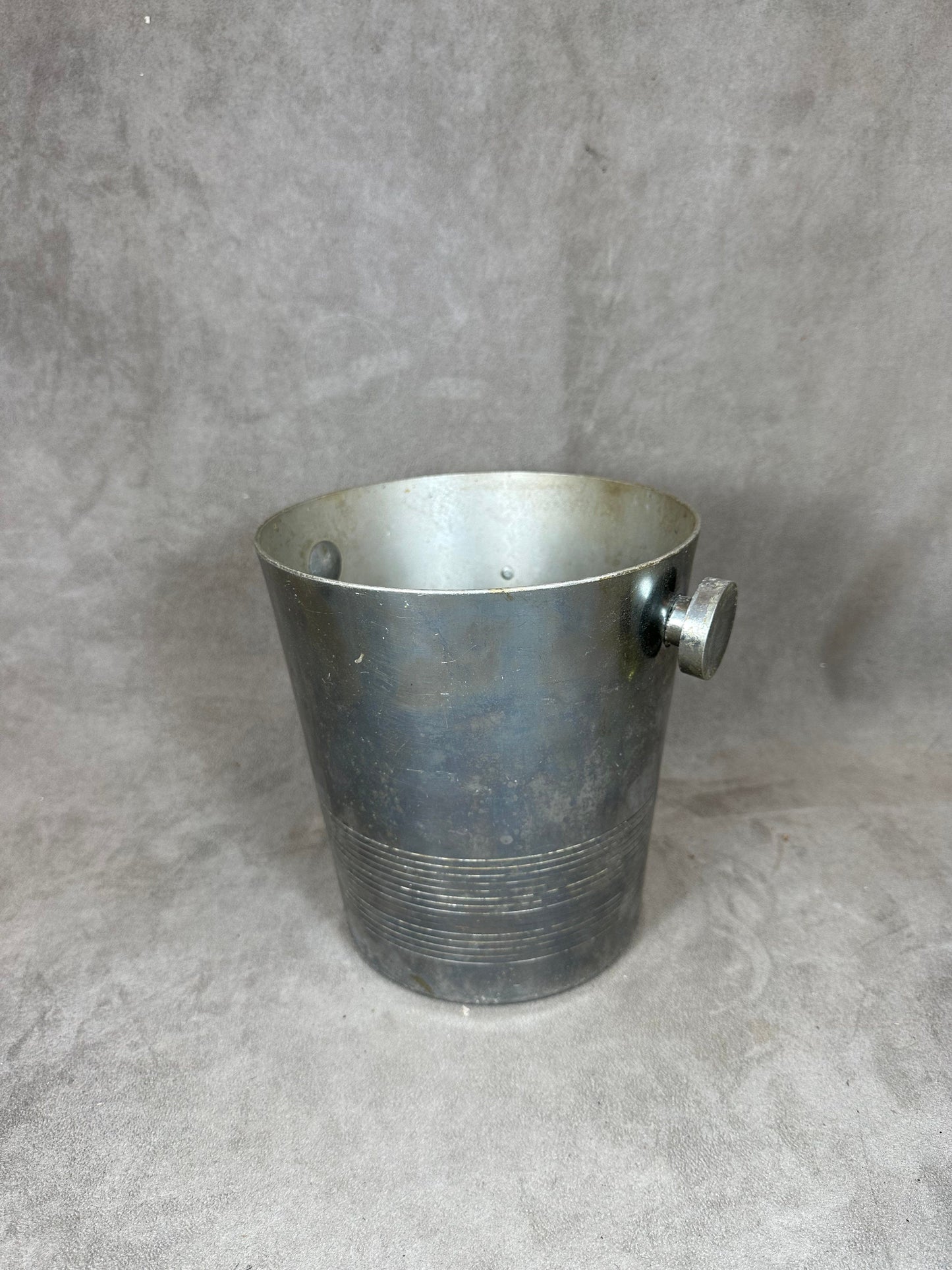 RARE Vintage metal BUR champagne bucket Made in France 1960s