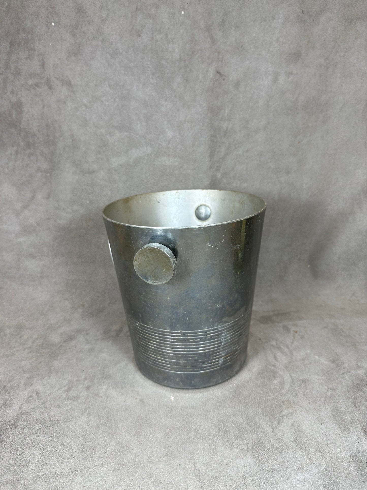 RARE Vintage metal BUR champagne bucket Made in France 1960s