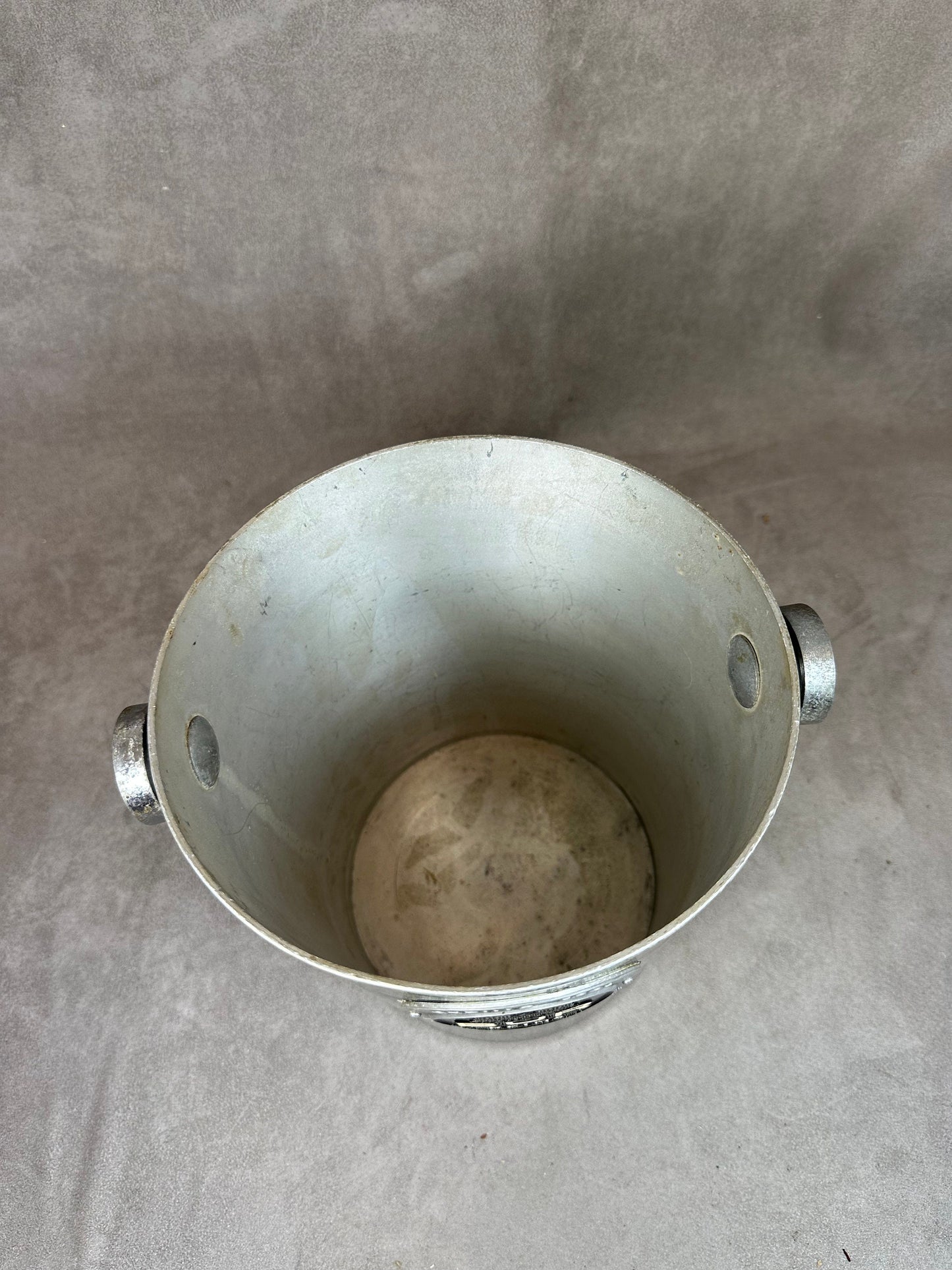 RARE Vintage metal BUR champagne bucket Made in France 1960s