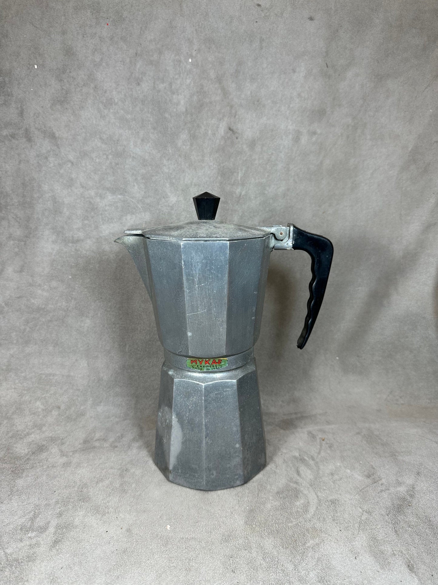 Vintage Italian aluminum coffee maker Made in Italy