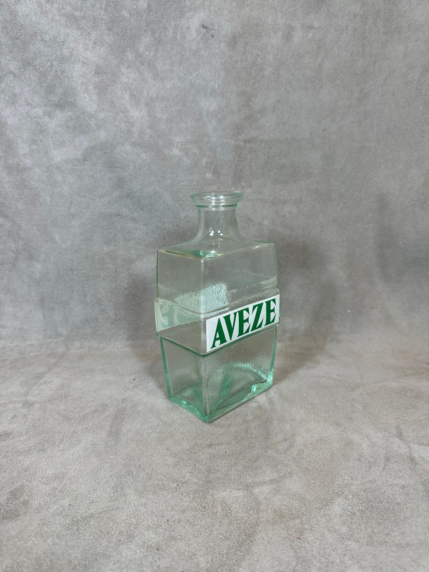 Glass Water Jug, Aveze Liqueur, Made in France, Vintage 1980