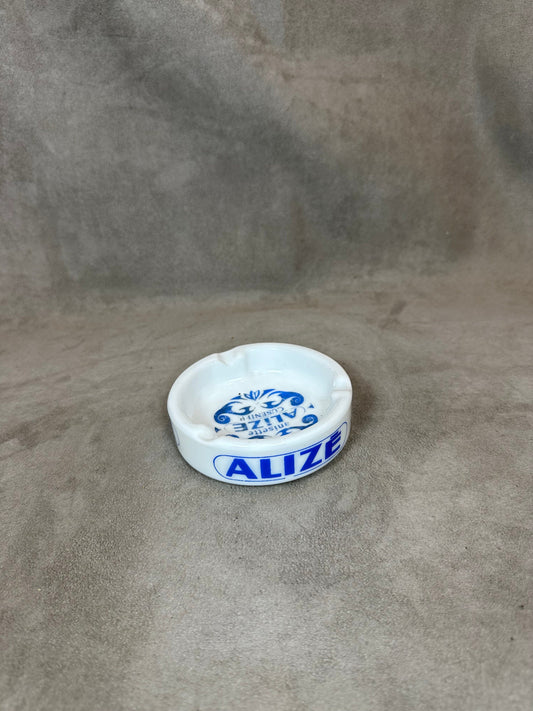 Anisette Alizé bar ashtray vintage advertising ashtray in glass Vintage 1980