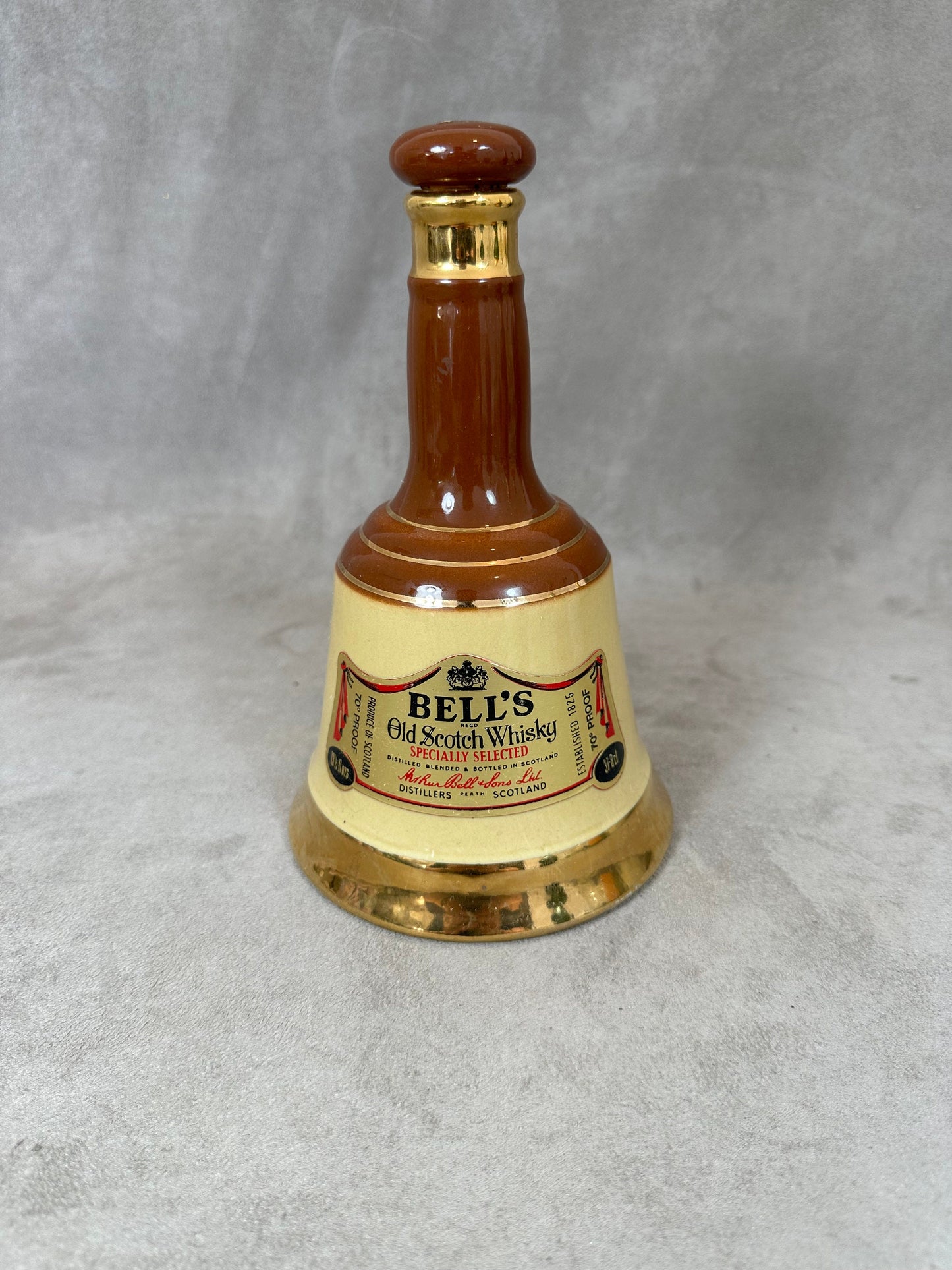 Bell's Whisky Vintage Ceramic Advertising Jug Made in England