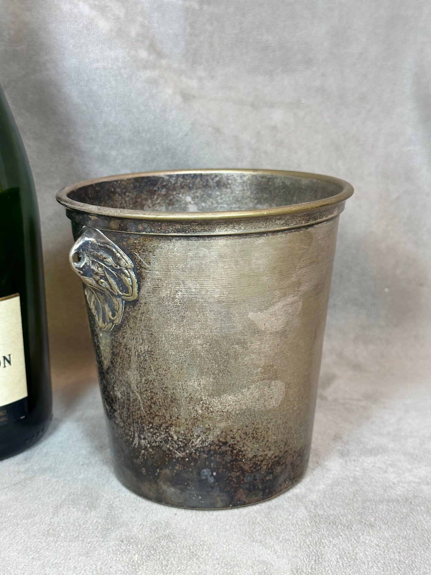 VERY RARE Vintage Möet &amp; Chandon Argit 1930 Ice Bucket Made in France