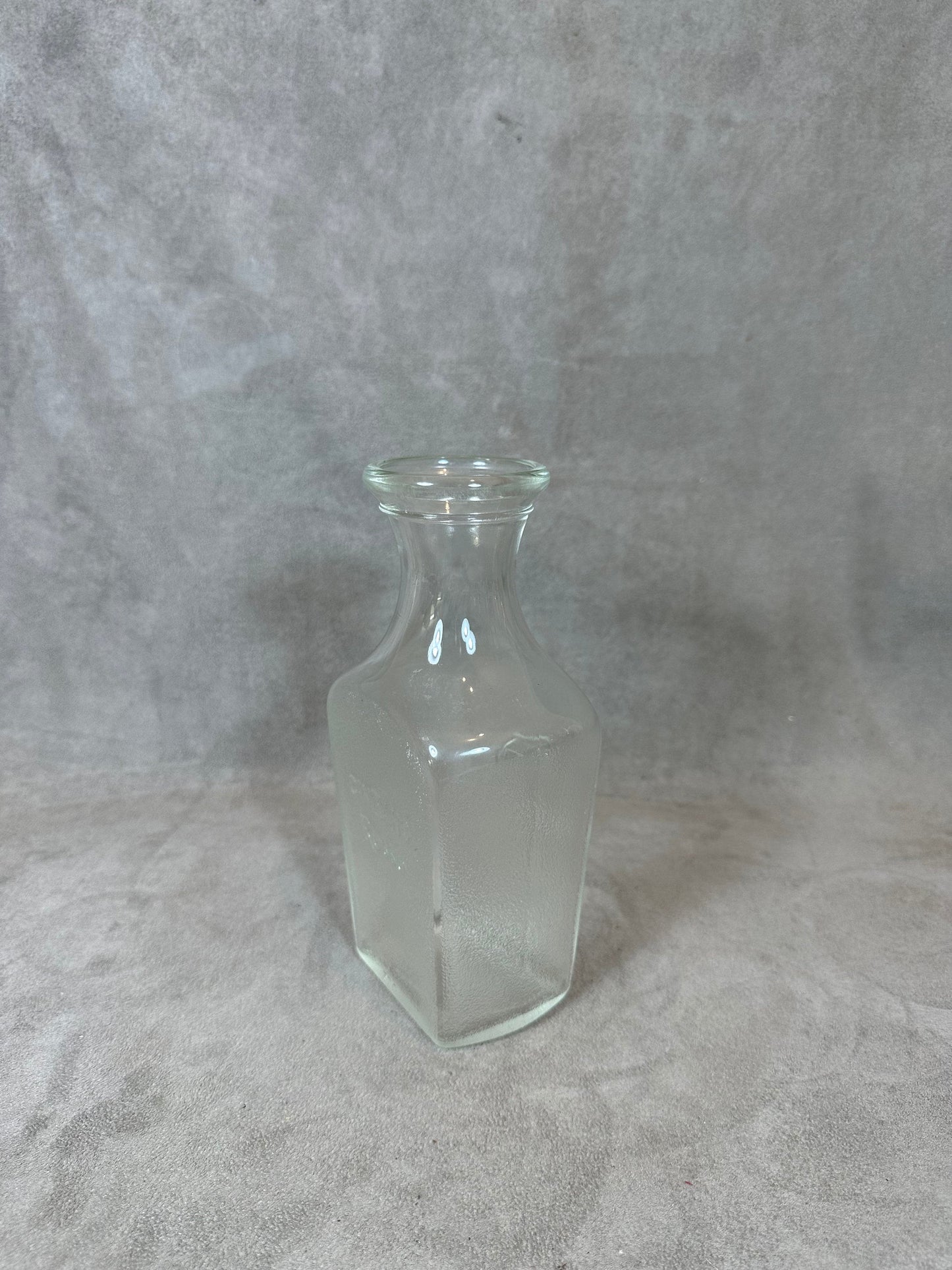 Glass Water Jug, Cinzano Torino, Made in Italy, Vintage 1980