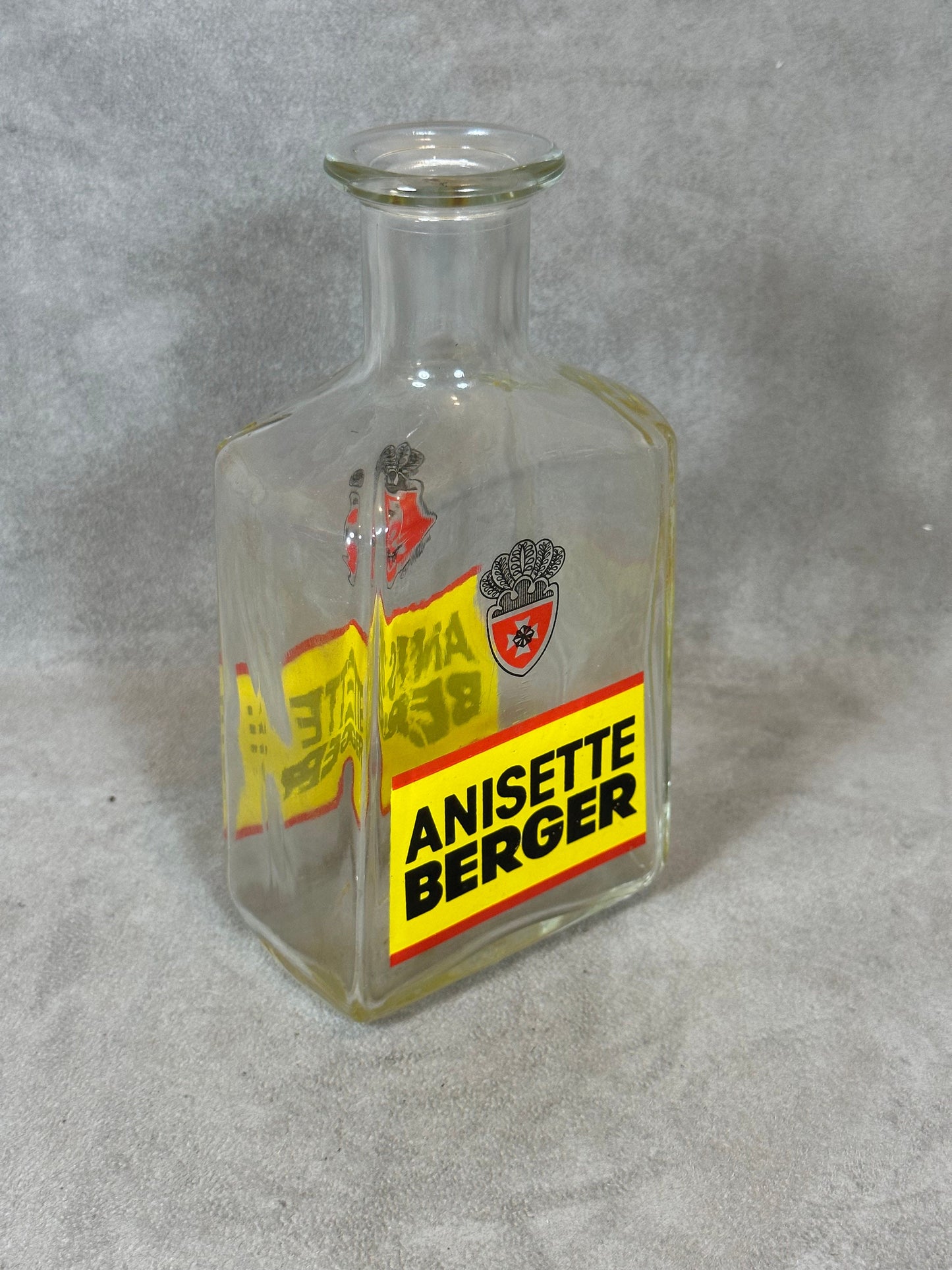 Berger glass water jug ​​Made in France vintage Year 1970