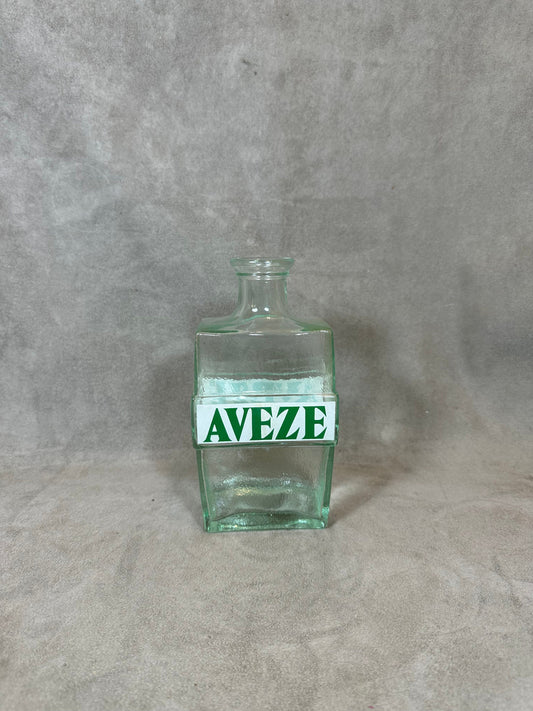 Glass Water Jug, Aveze Liqueur, Made in France, Vintage 1980
