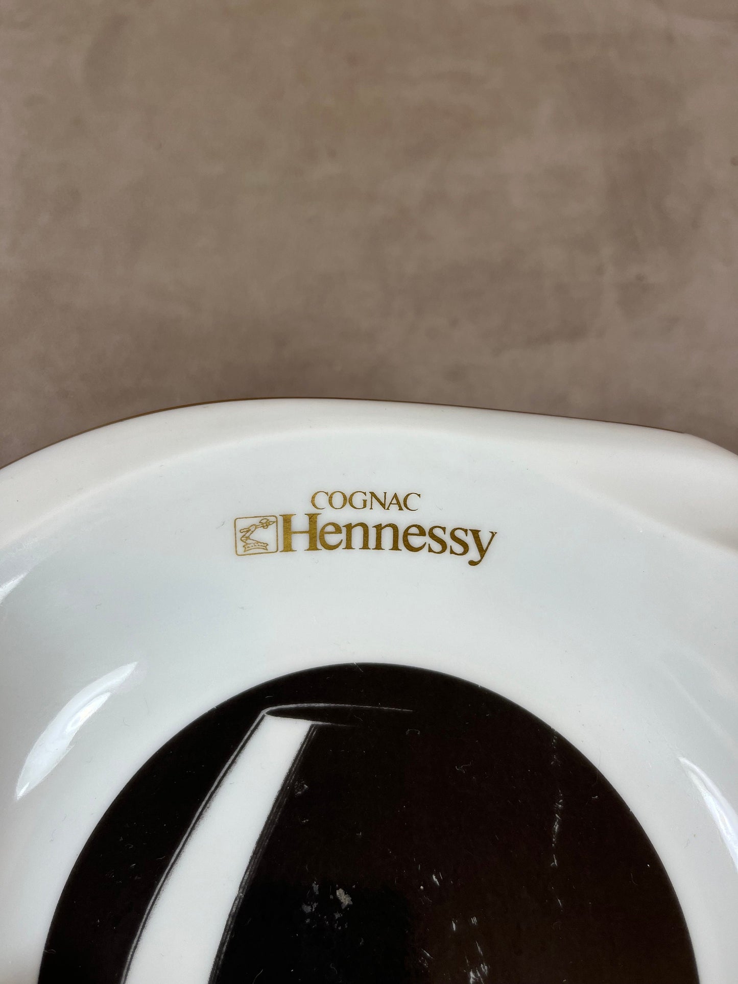 Hennessy XXL Vintage Keramik Aschenbecher Made in France