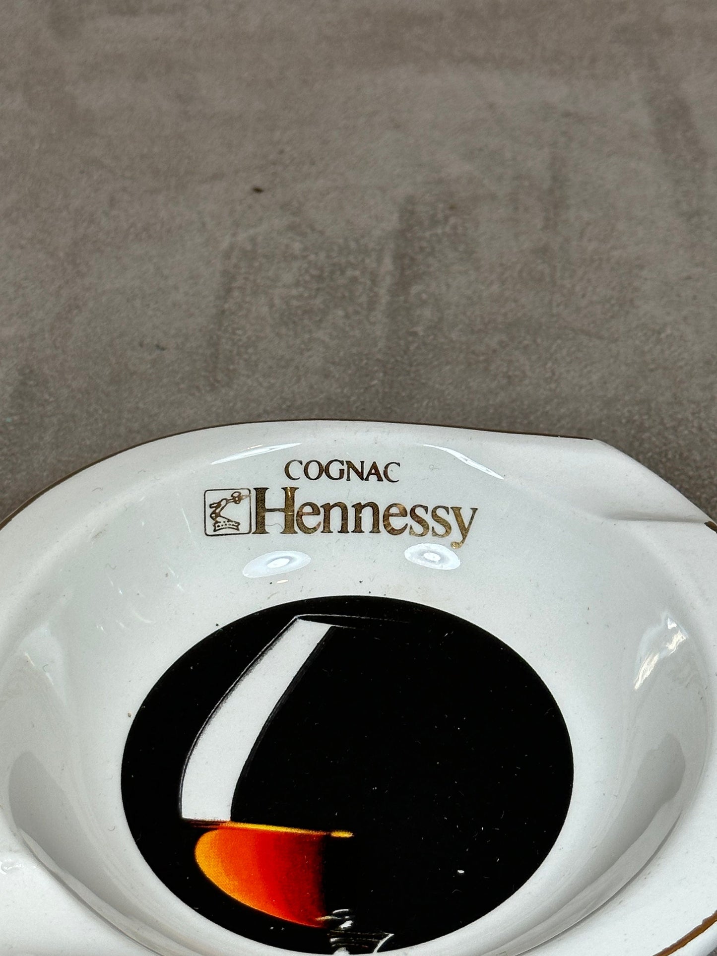 Vintage Hennessy Ceramic Ashtray Made in France