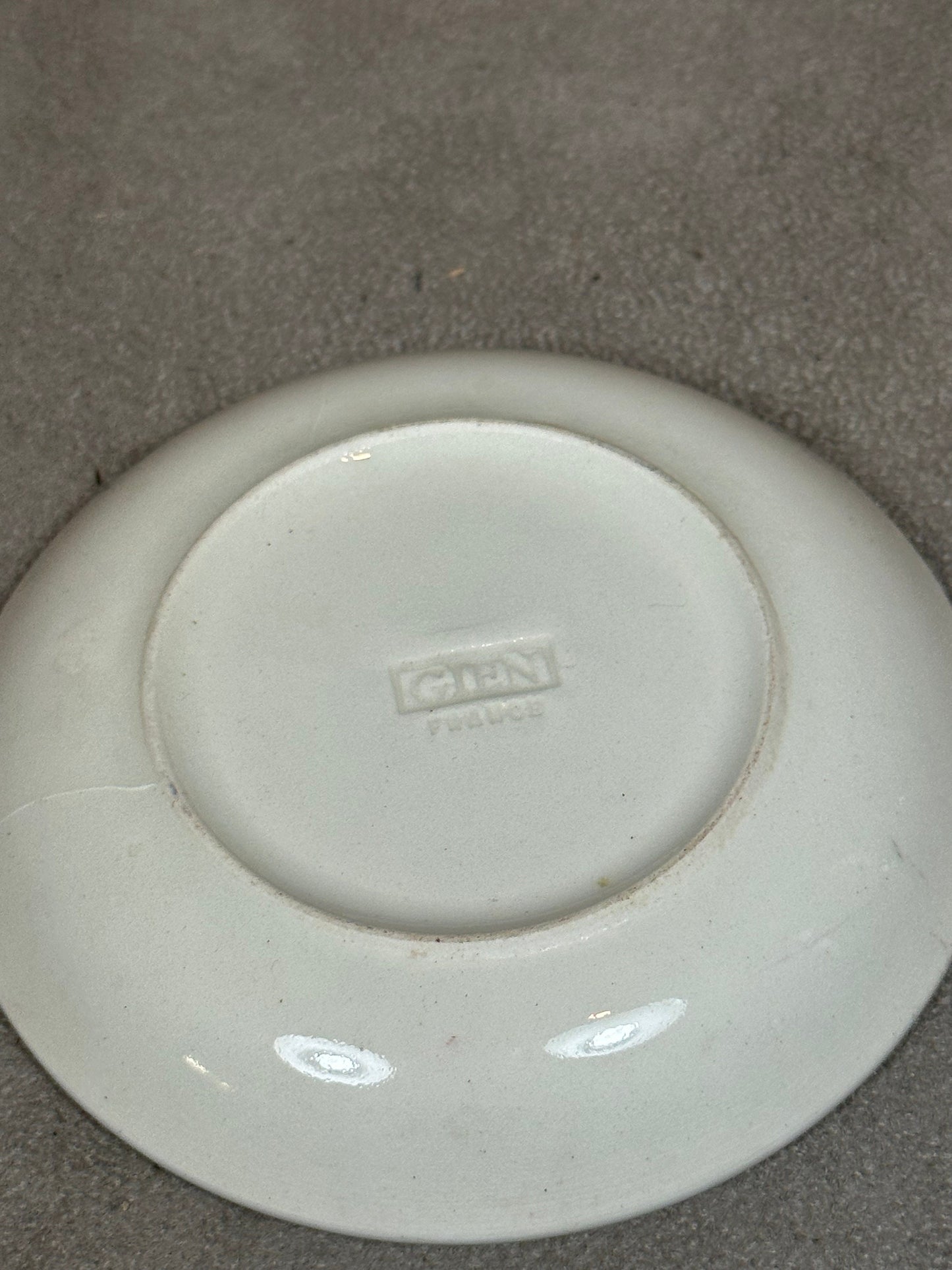 Small GIEN ceramic bowl vintage 1960 Made in France