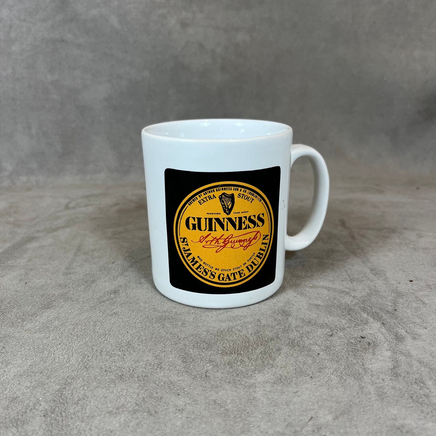 Vintage Guinness Ceramic Advertising Mug