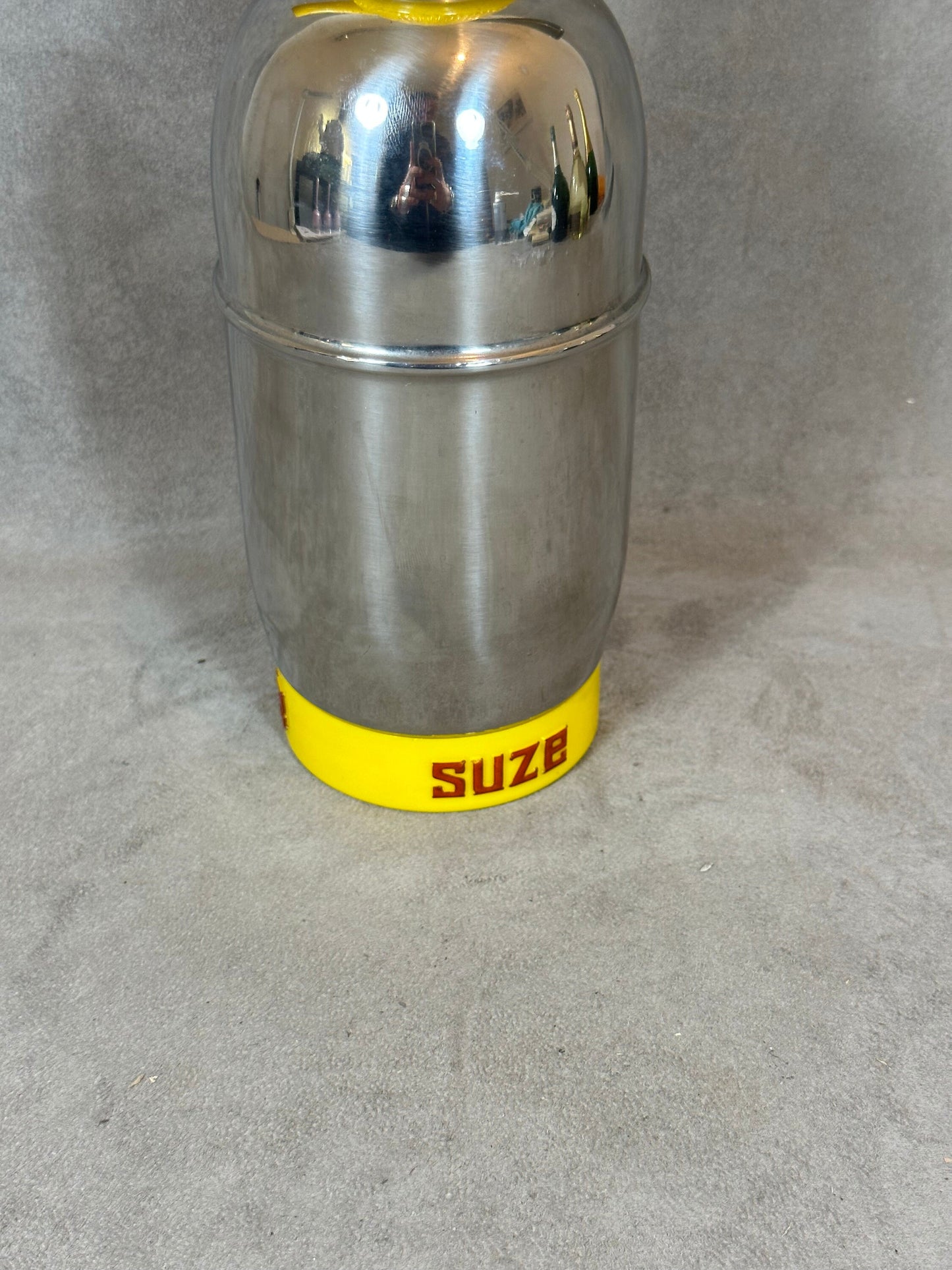 RARE Siphon en métal et plastique Suze vintage Made in France 1980