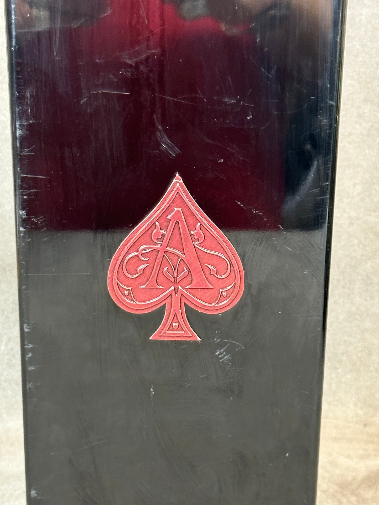 RARE Wooden case Armand de Brignac rosé champagne Made in France Year 2000