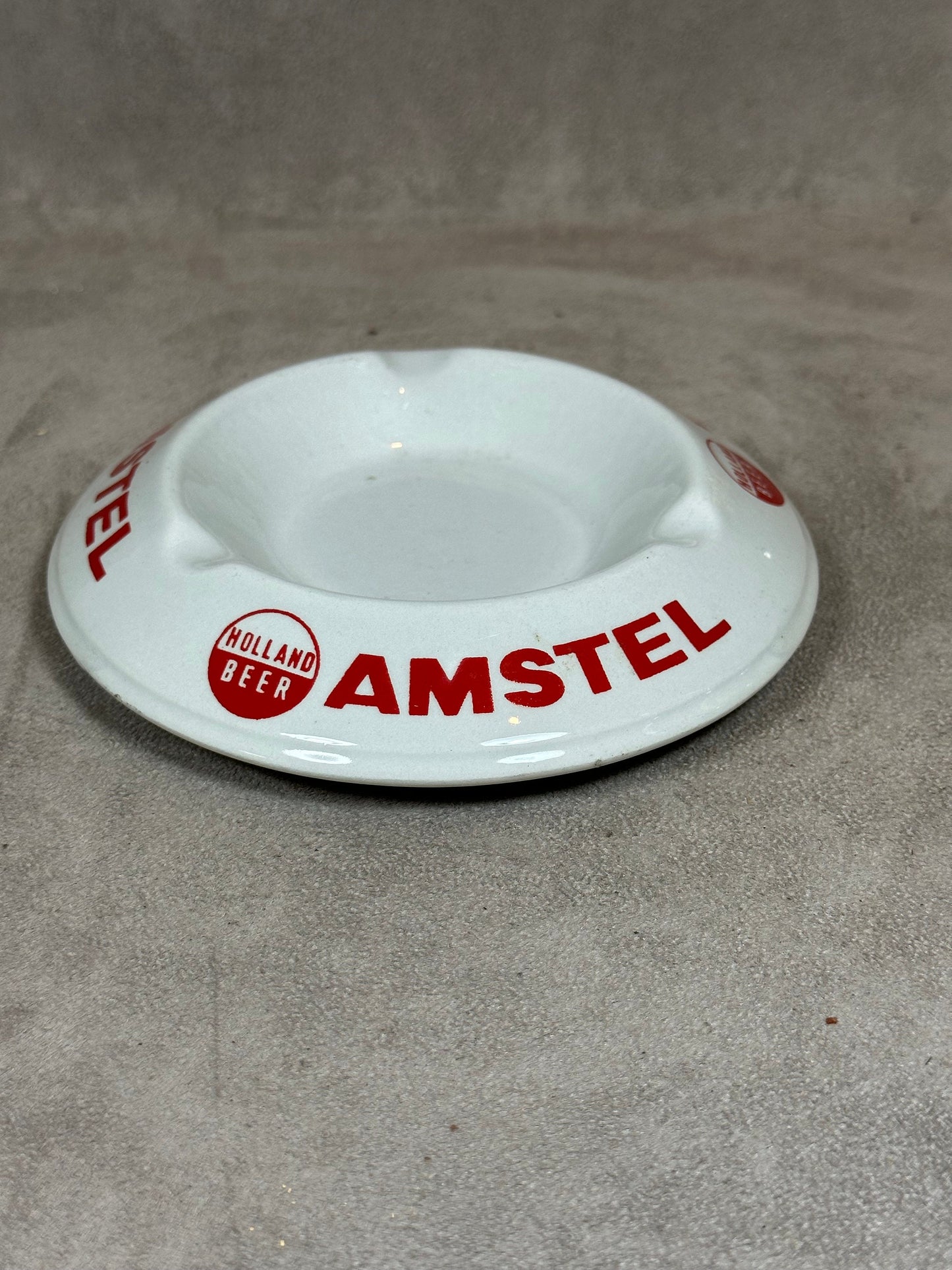 Amstel Keramik-Aschenbecher von Moulin des Loups Vintage Made in France