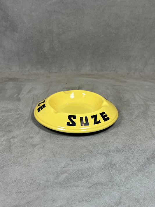 Cendrier en céramique jaune Suze par Moulin des Loups Vintage Made in France