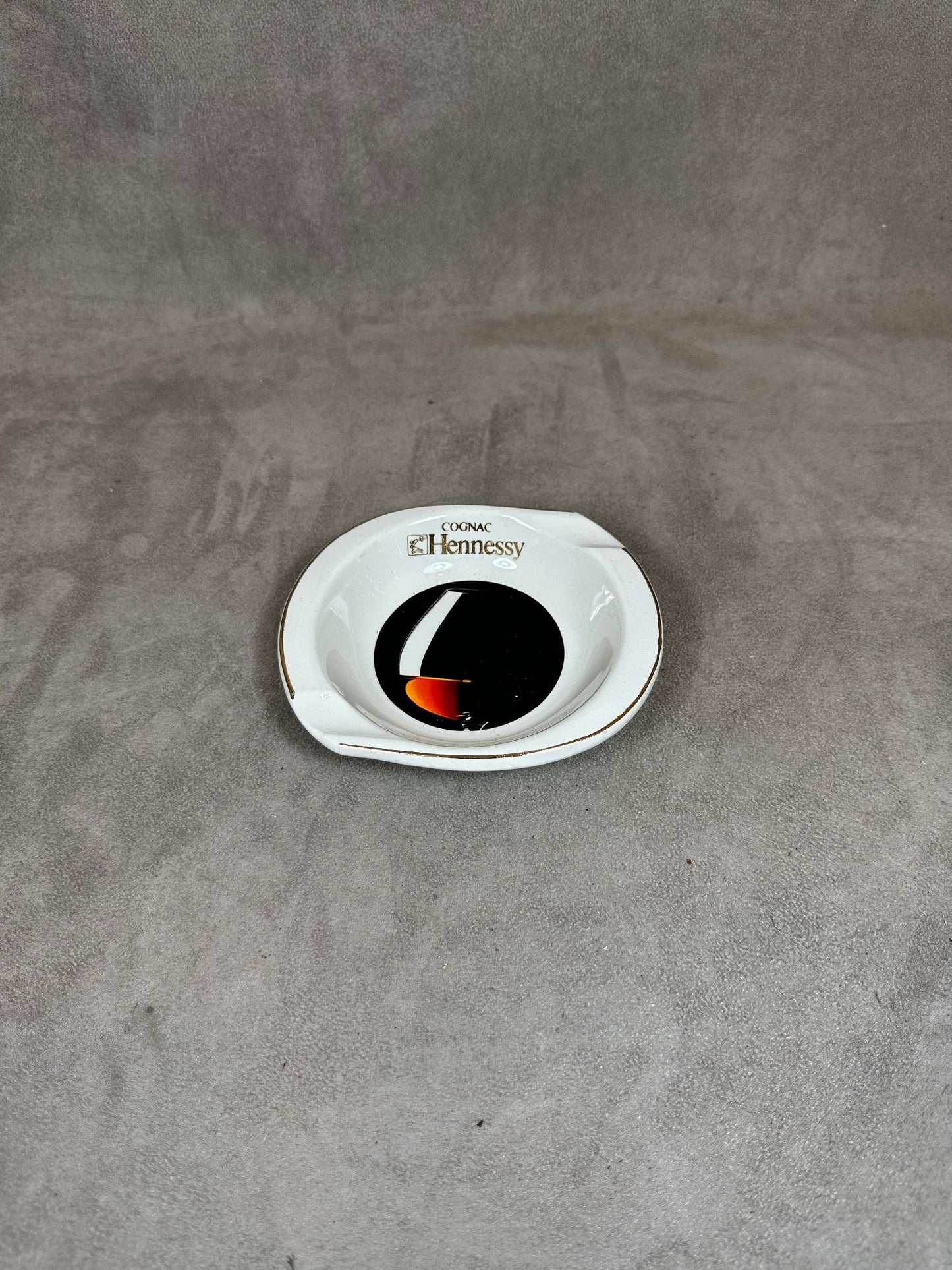 Vintage Hennessy Ceramic Ashtray Made in France