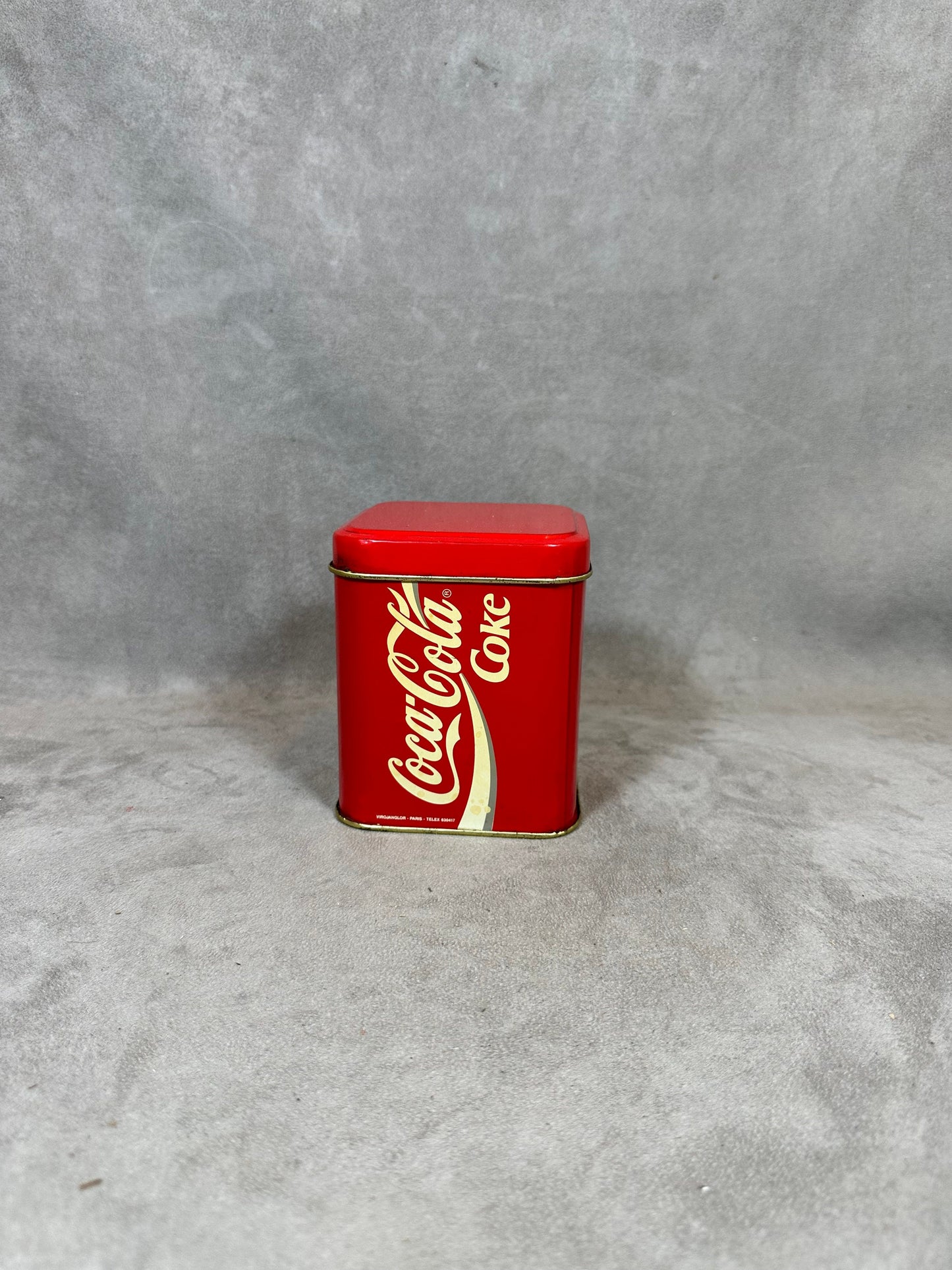Metal Box, Coca Cola Coke, Made in France, Vintage 1980