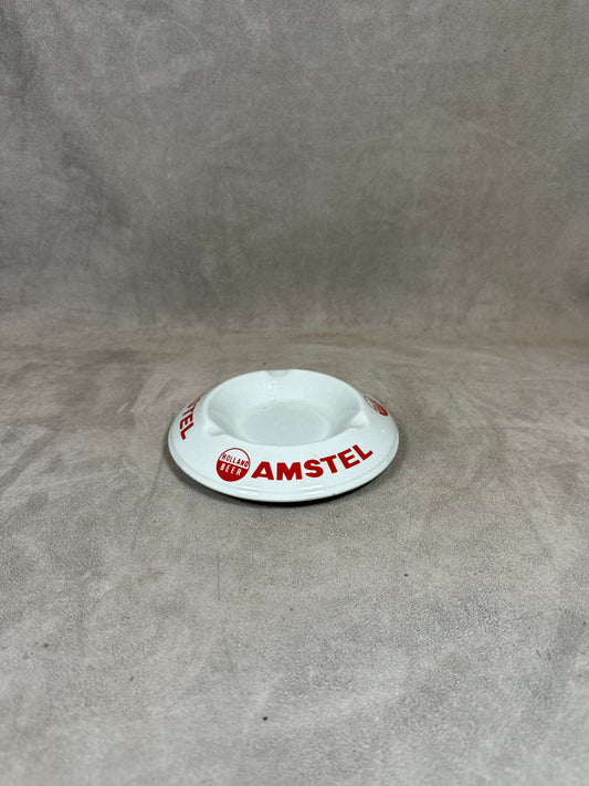 Amstel Ceramic Ashtray by Moulin des Loups Vintage Made in France