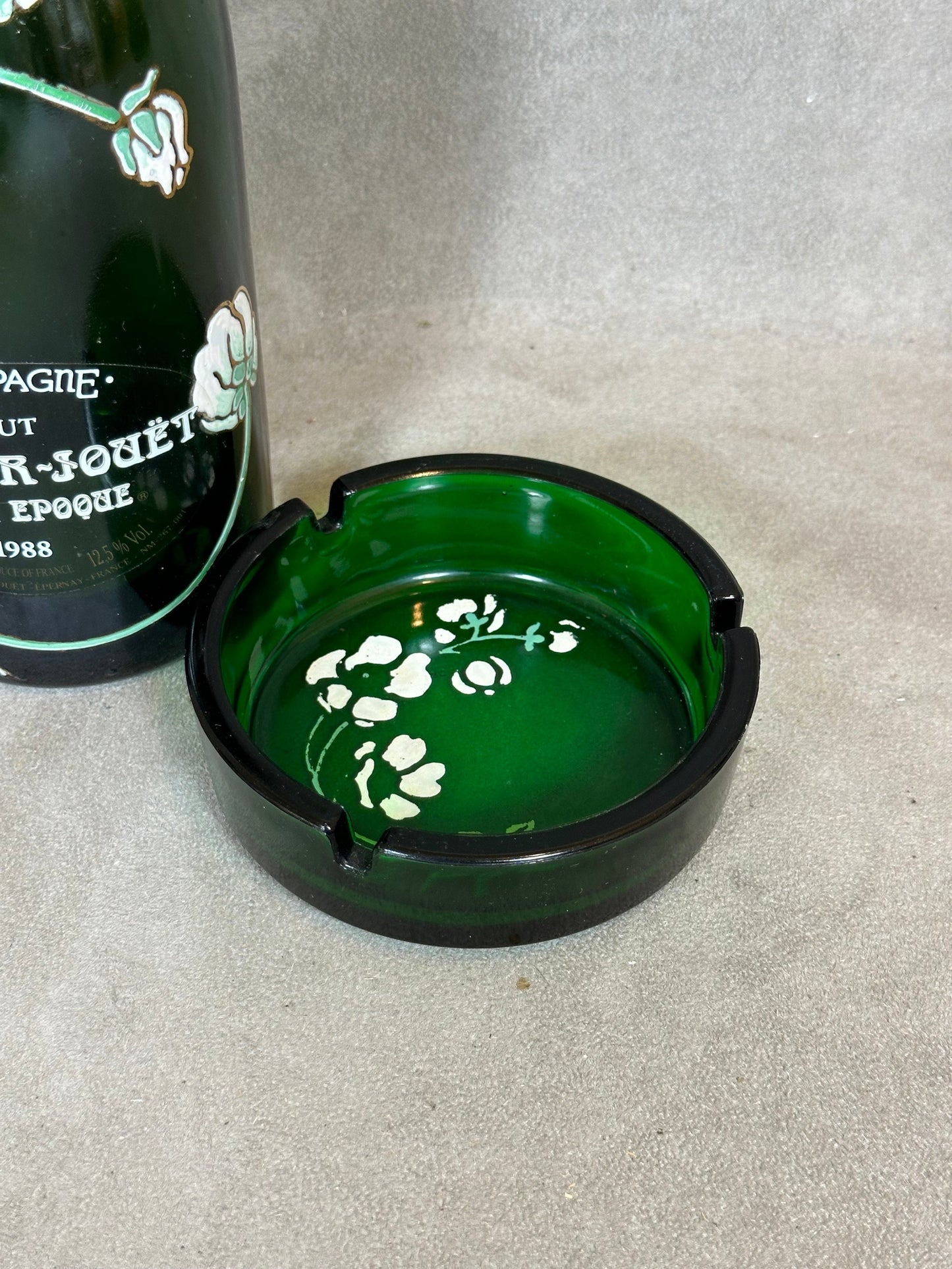 Vintage Perrier-Jouët Belle Epoque Champagne Glass Ashtray 1970s