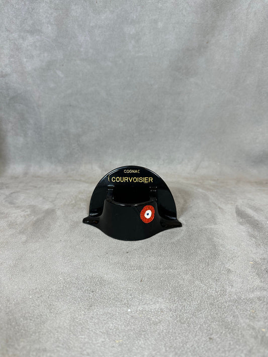 RARE Courvoisier ashtray in black plastic in the shape of Napoleon's hat, special edition for the bicentenary of Napoleon I