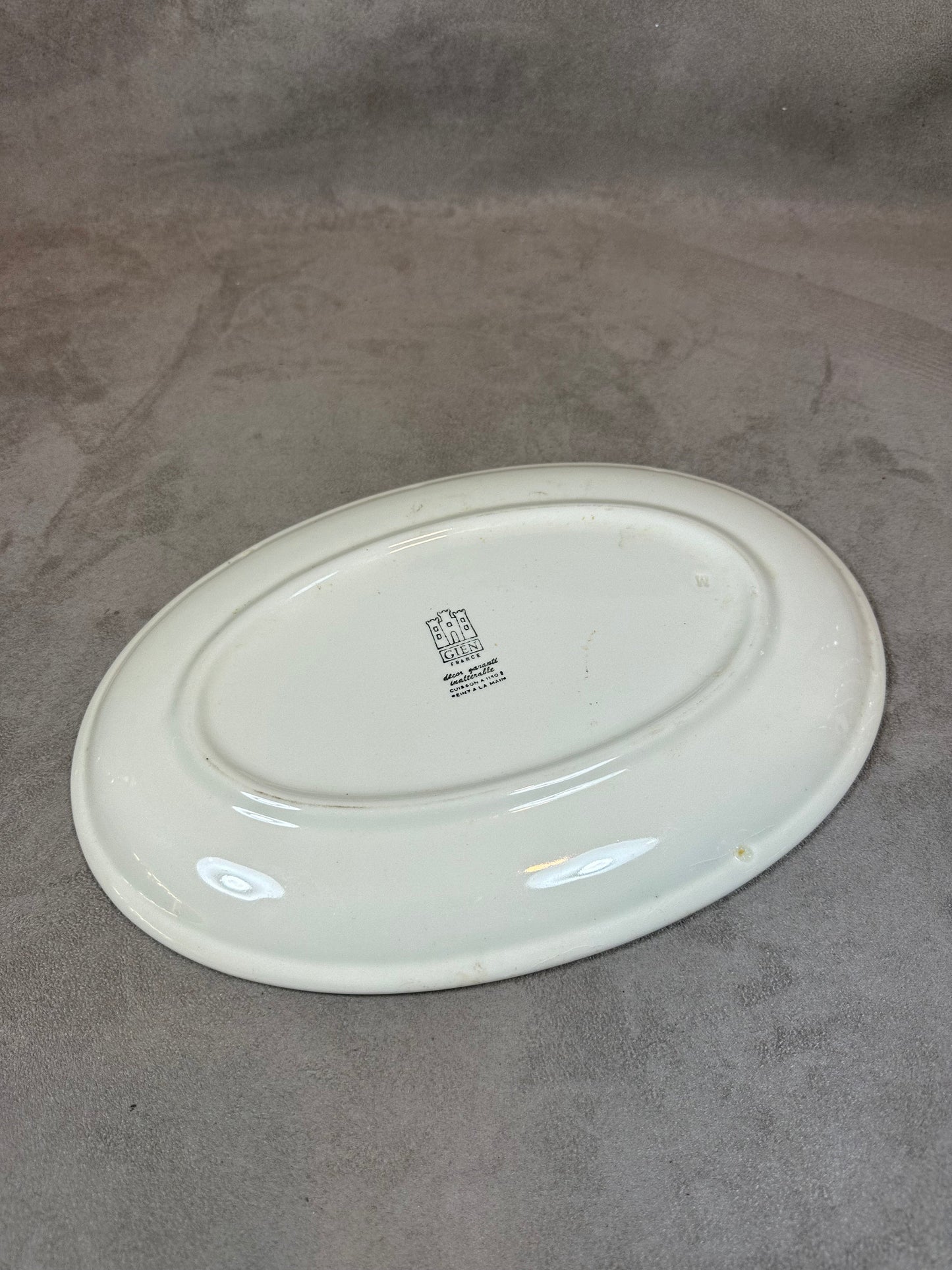 Lamb-themed dish by GIEN earthenware factory Made in France 1970